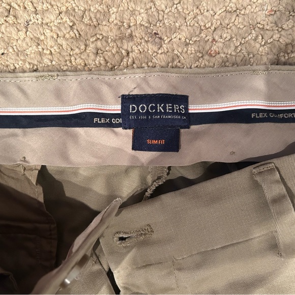 Beige Docker Khakis - Picture 2 of 3